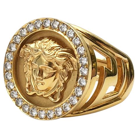 18k versace ring design